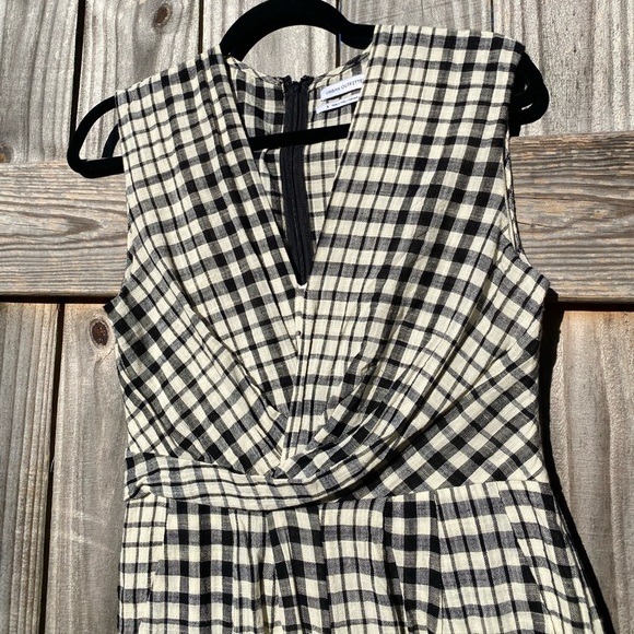 Urban Outfitters jumpsuit jumper romper in black and cream with pockets - Picture 2 of 7